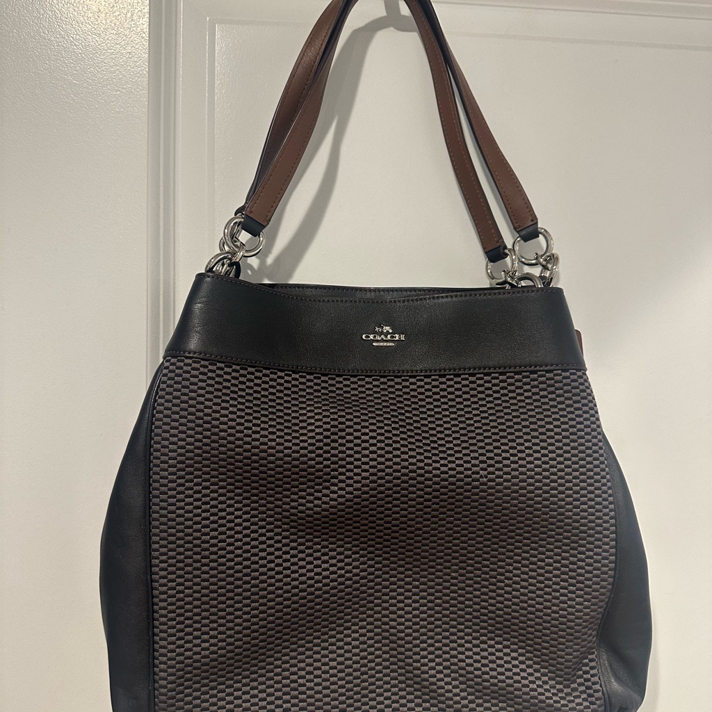 Coach Lexy Black And Brown Women's Bag
